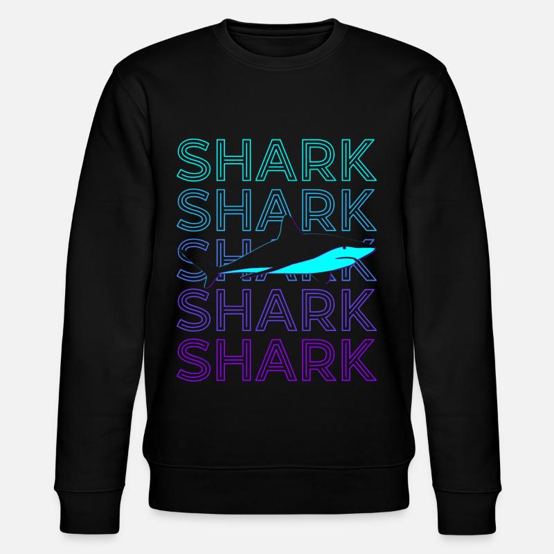 Requin Rétro - Sweat bio CHANGER Stanley/Stella Unisexe - noir