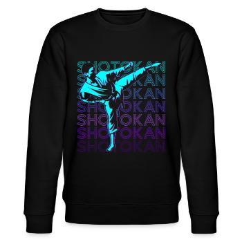 Shotokan Karaté Arts Martiaux Japonais Rétro - Sweat bio CHANGER Stanley/Stella Unisexe - noir - Devant - Nik (191cm) & Marisol (170cm)