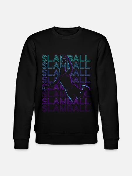 Slamball Player Retro - Stanley/Stella CHANGER Unisex Organic Sweatshirt - black
