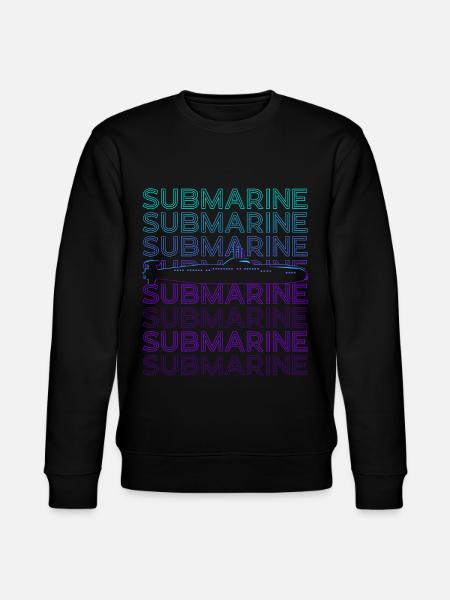 Submarine Retro - Stanley/Stella CHANGER Unisex Organic Sweatshirt - black