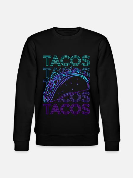 Tacos Retro - Stanley/Stella Unisex Bio-Sweatshirt CHANGER  - Schwarz