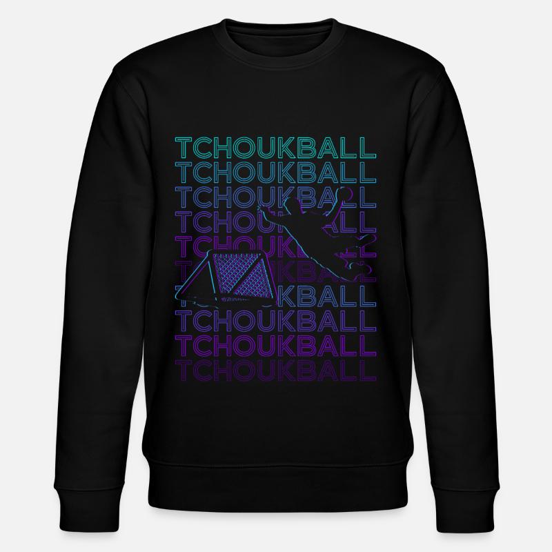 Joueur de Tchoukball Rétro - Sweat bio CHANGER Stanley/Stella Unisexe - noir