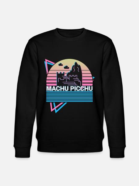 Machu Picchu Peru Inca Retro - Stanley/Stella CHANGER Unisex Organic Sweatshirt - black