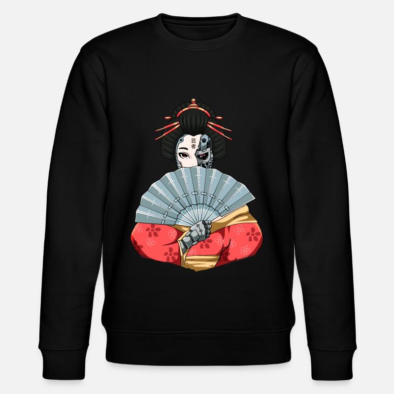 Cyborg Geisha Cyber Aesthetics - Stanley/Stella CHANGER Unisex Organic Sweatshirt - black