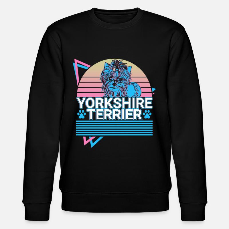 Yorkshire Terrier Rétro - Sweat bio CHANGER Stanley/Stella Unisexe - noir