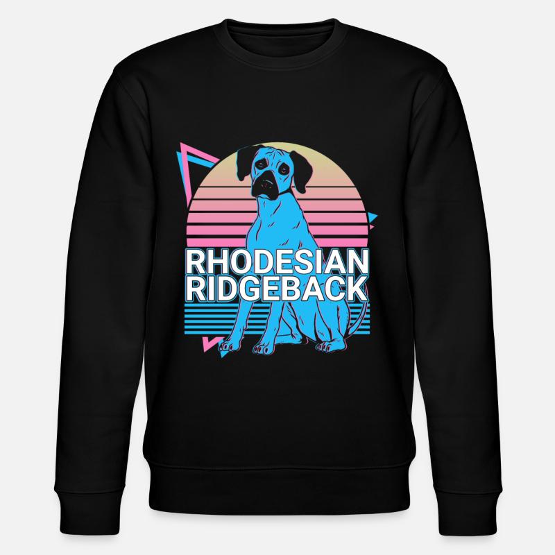 Rhodesian Ridgeback Rétro - Sweat bio CHANGER Stanley/Stella Unisexe - noir