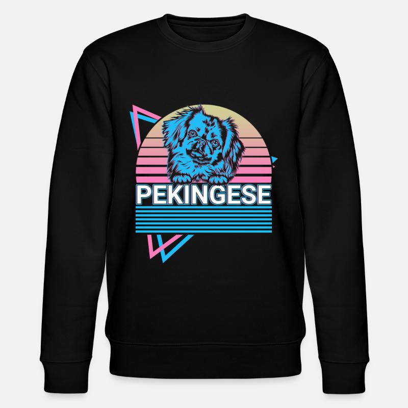 Rétro pékinois - Sweat bio CHANGER Stanley/Stella Unisexe - noir