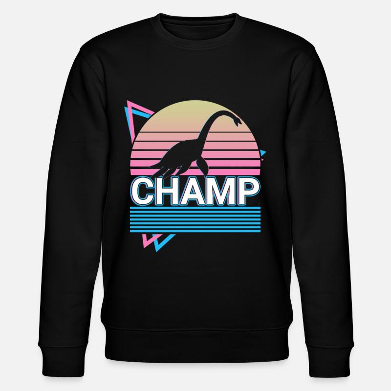 Champ Cryptide Cryptozoologie Rétro - Sweat bio CHANGER Stanley/Stella Unisexe - noir