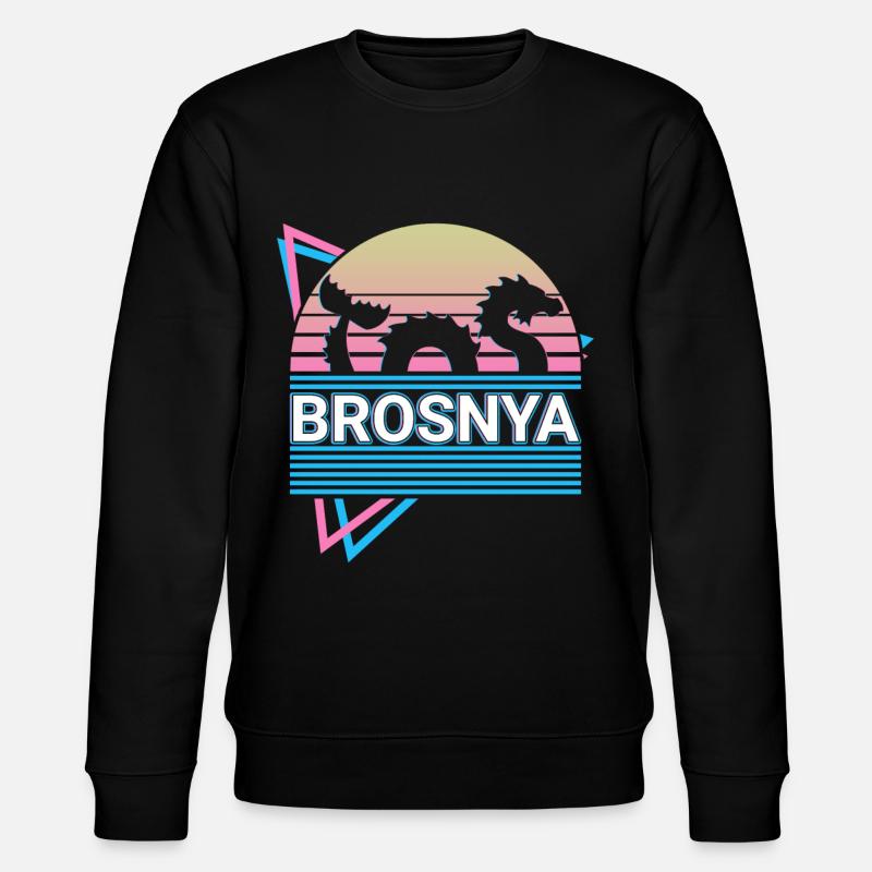 Brosnya Cryptozoologie Rétro - Sweat bio CHANGER Stanley/Stella Unisexe - noir