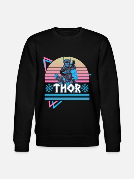 Thor Nordisk Gud Asgård Nordisk Mytologi R - Stanley/Stella økologisk unisex-sweatshirt CHANGER  - sort