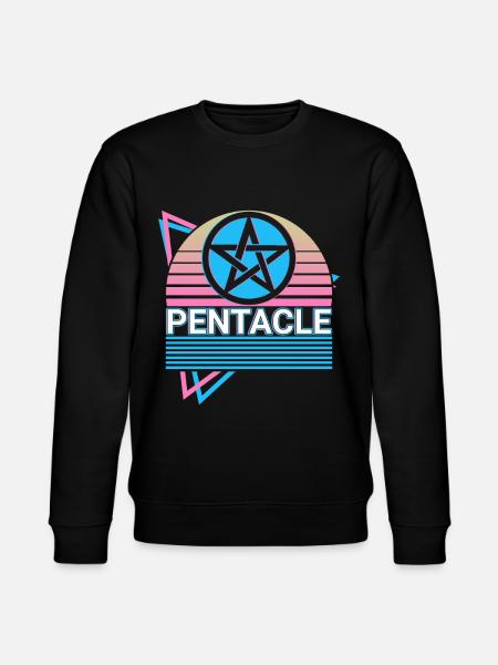 Pentagram Nordisk Symbol Nordisk Symbol Hei - Stanley/Stella økologisk unisex-sweatshirt CHANGER  - sort