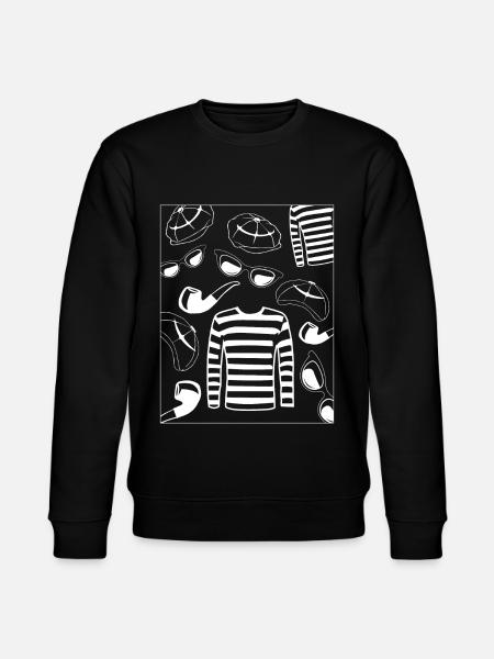 Beatnik Mode Stil 50er 60er Jahre Vintage Retro St - Stanley/Stella Unisex Bio-Sweatshirt CHANGER - Schwarz