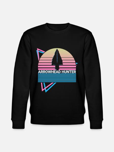 Arrowhead Hunter Retro - Stanley/Stella CHANGER Unisex Organic Sweatshirt - black