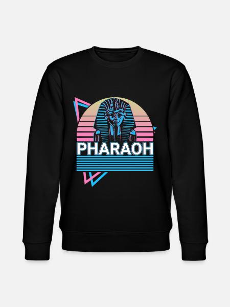 Pharaoh King Tut Egyptian Pharaoh - Stanley/Stella CHANGER Unisex Organic Sweatshirt - black