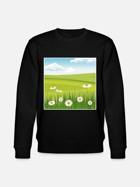 Bloomcore Flower - Stanley/Stella CHANGER Unisex Organic Sweatshirt - black