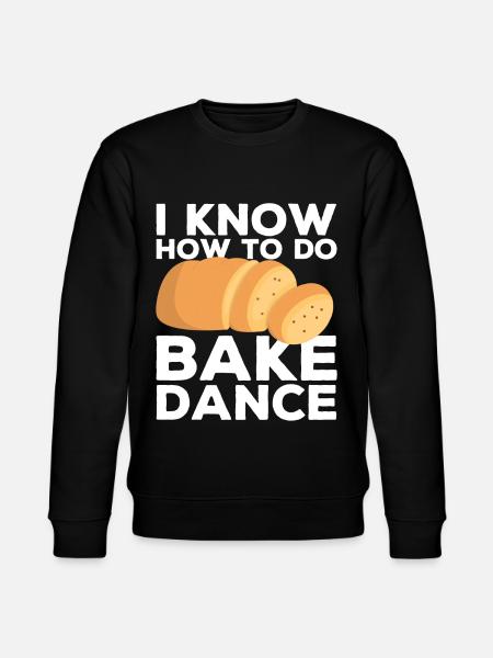 Funny bread baker - Stanley/Stella CHANGER Unisex Organic Sweatshirt - black