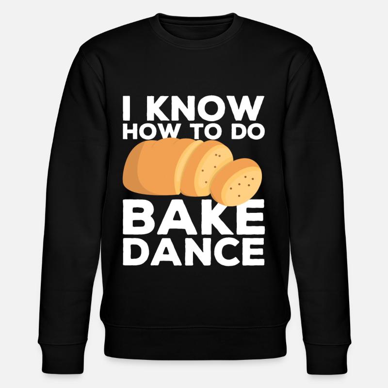 Funny bread baker - Stanley/Stella CHANGER Unisex Organic Sweatshirt - black