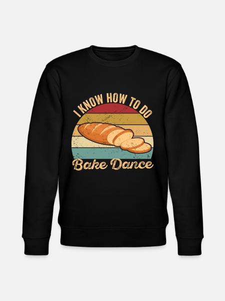 Funny bread baker - Stanley/Stella CHANGER Unisex Organic Sweatshirt - black