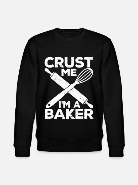 Funny bread baker - Stanley/Stella CHANGER Unisex Organic Sweatshirt - black