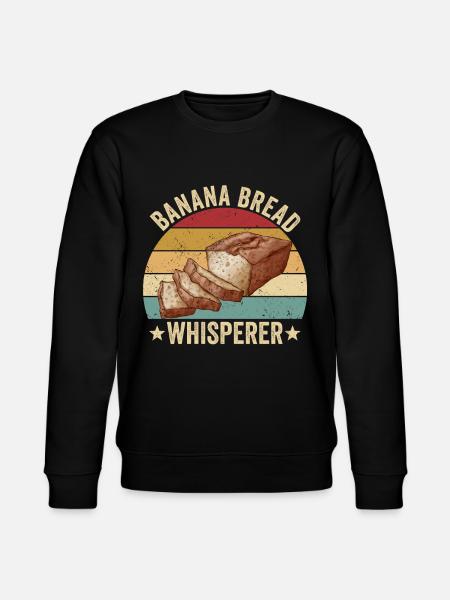 Funny bread baker - Stanley/Stella CHANGER Unisex Organic Sweatshirt - black