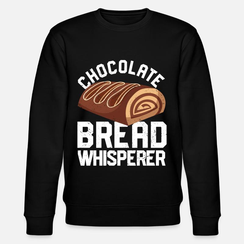 Funny bread baker - Stanley/Stella CHANGER Unisex Organic Sweatshirt - black