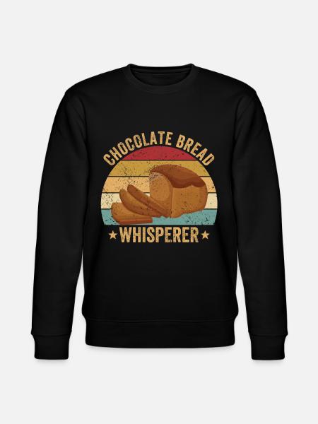Funny bread baker - Stanley/Stella CHANGER Unisex Organic Sweatshirt - black