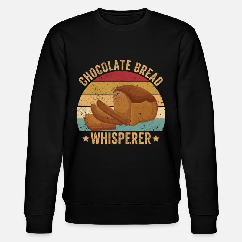 Funny bread baker - Stanley/Stella CHANGER Unisex Organic Sweatshirt - black