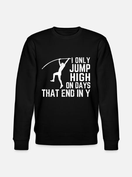 Fun Pole Vault Pole Vault - Stanley/Stella CHANGER Unisex Organic Sweatshirt - black