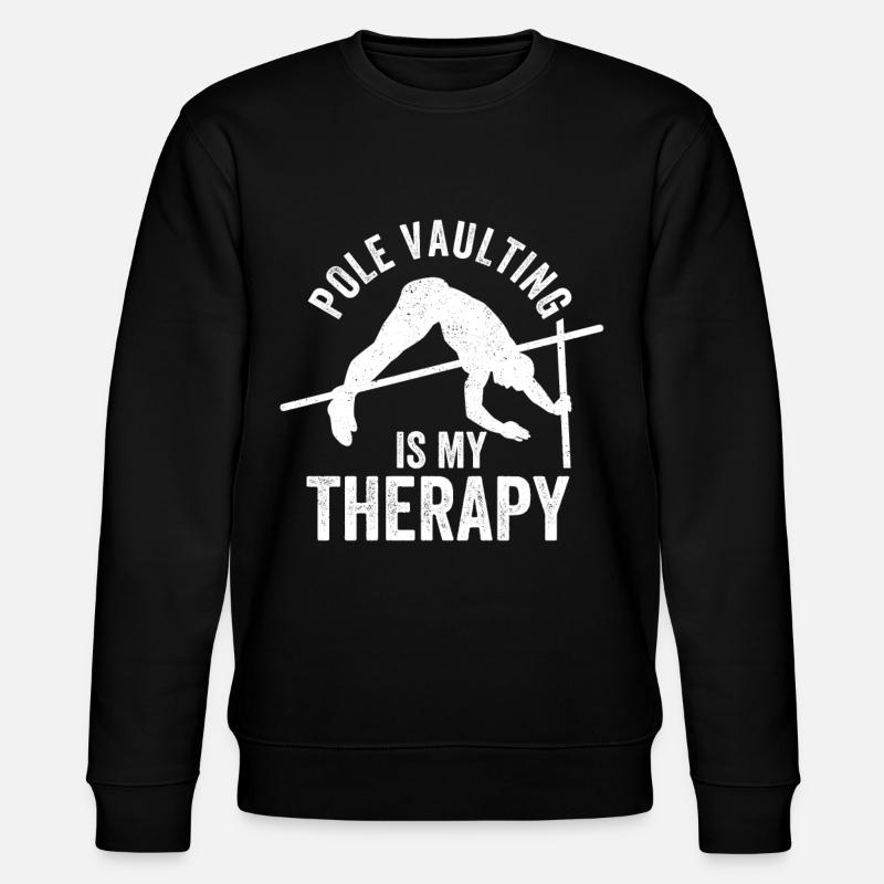 Fun Pole Vault Pole Vault - Stanley/Stella CHANGER Unisex Organic Sweatshirt - black