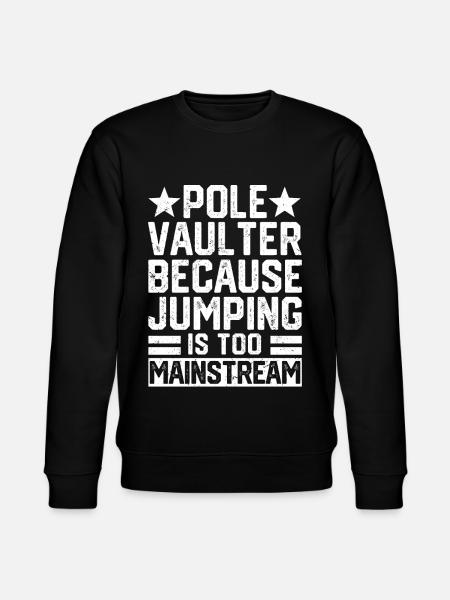 Sjov stangspring stangspring - Stanley/Stella økologisk unisex-sweatshirt CHANGER  - sort