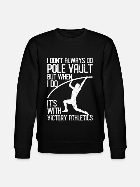 Fun Pole Vault Pole Vault - Stanley/Stella CHANGER Unisex Organic Sweatshirt - black