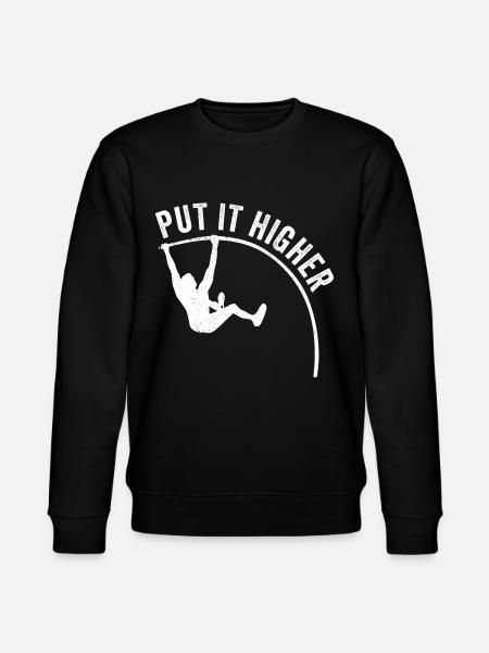 Fun Pole Vault Pole Vault - Stanley/Stella CHANGER Unisex Organic Sweatshirt - black