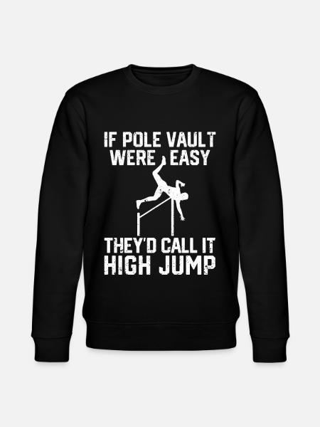 Fun Pole Vault Pole Vault - Stanley/Stella CHANGER Unisex Organic Sweatshirt - black