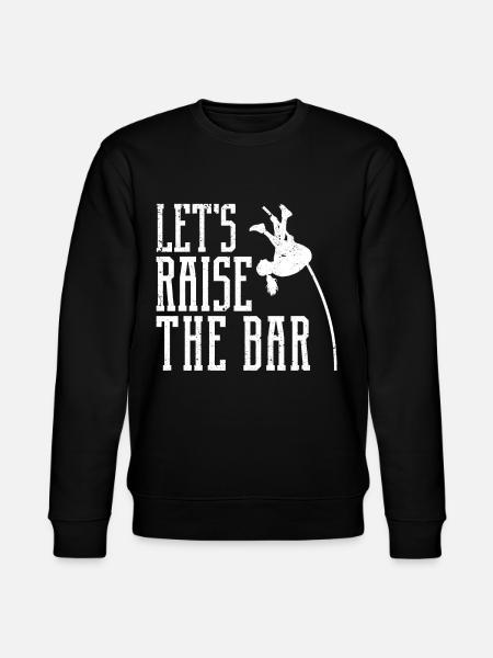 Fun Pole Vault Pole Vault - Stanley/Stella CHANGER Unisex Organic Sweatshirt - black