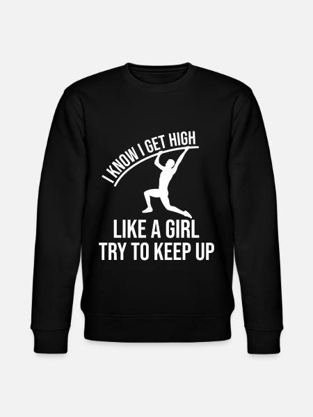 Fun Pole Vault Pole Vault - Stanley/Stella CHANGER Unisex Organic Sweatshirt - black