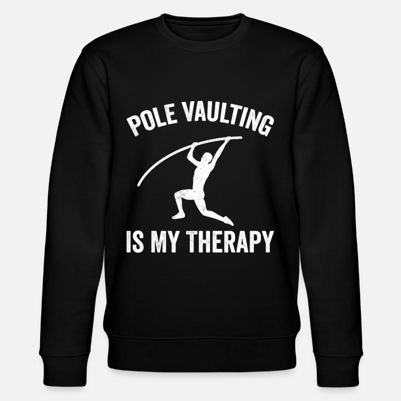 Fun Pole Vault Pole Vault - Stanley/Stella CHANGER Unisex Organic Sweatshirt - black