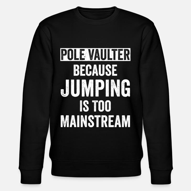 Pole vault - Stanley/Stella CHANGER Unisex Organic Sweatshirt - black