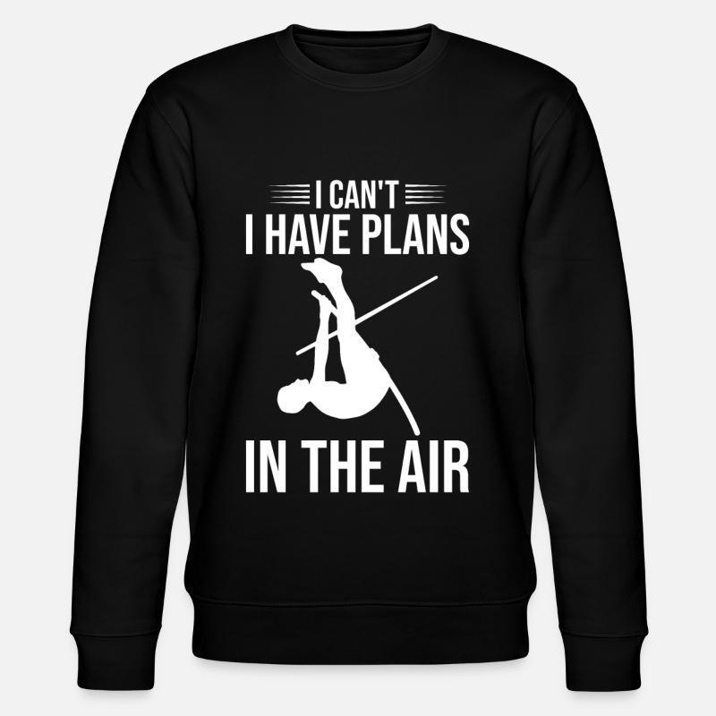 Fun pole vault - Stanley/Stella CHANGER Unisex Organic Sweatshirt - black