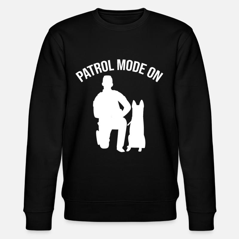 Chien policier policier - Sweat bio CHANGER Stanley/Stella Unisexe - noir