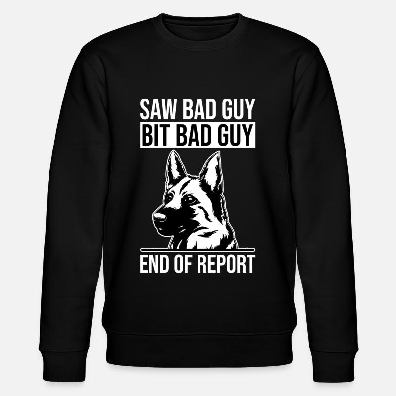 Policier Chien policier - Sweat bio CHANGER Stanley/Stella Unisexe - noir