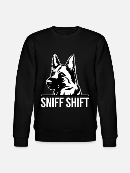Polizeibeamter Polizeihund - Stanley/Stella Unisex Bio-Sweatshirt CHANGER - Schwarz