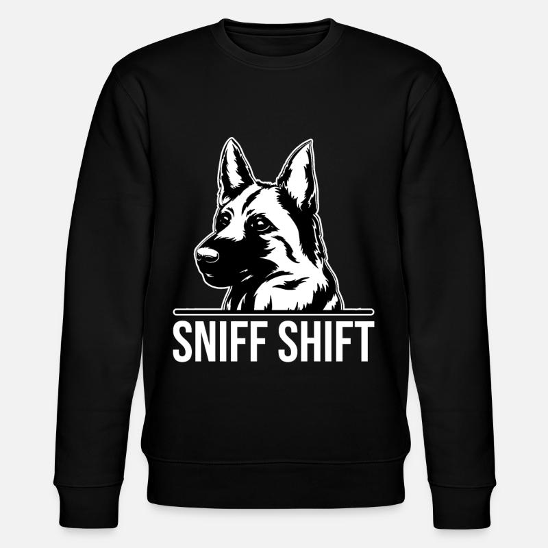 Policier Chien policier - Sweat bio CHANGER Stanley/Stella Unisexe - noir