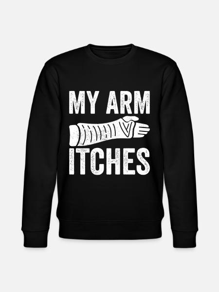Broken arm - Stanley/Stella CHANGER Unisex Organic Sweatshirt - black