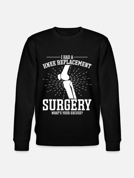 Knee replacement - Stanley/Stella CHANGER Unisex Organic Sweatshirt - black