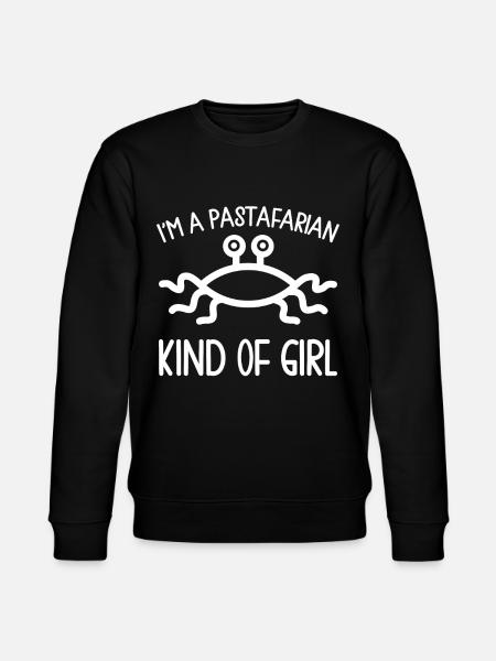 Flying Spaghetti Monster FSM - Stanley/Stella CHANGER Unisex Organic Sweatshirt - black