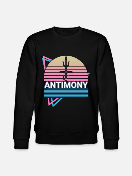 Antimony Alchemy Retro - Stanley/Stella CHANGER Unisex Organic Sweatshirt - black