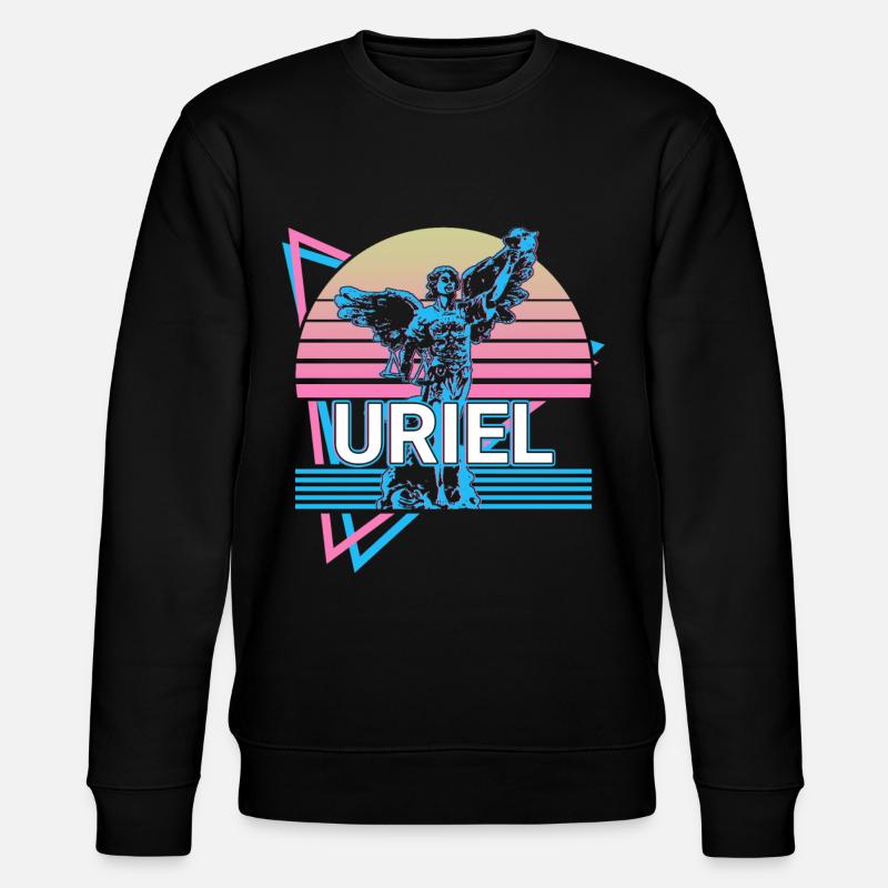 Uriel Archange Rétro - Sweat bio CHANGER Stanley/Stella Unisexe - noir