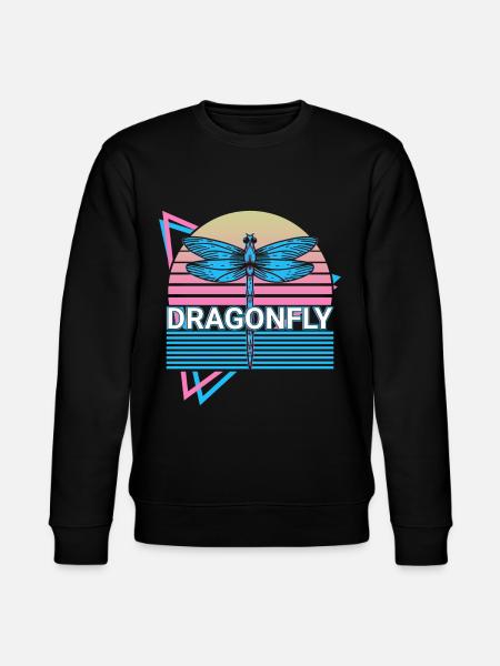Libellule Libellule Rétro - Sweat bio CHANGER Stanley/Stella Unisexe - noir