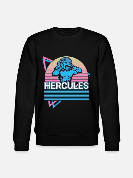 Hercules Ancient Greek Mythology Retro - Stanley/Stella CHANGER Unisex Organic Sweatshirt - black