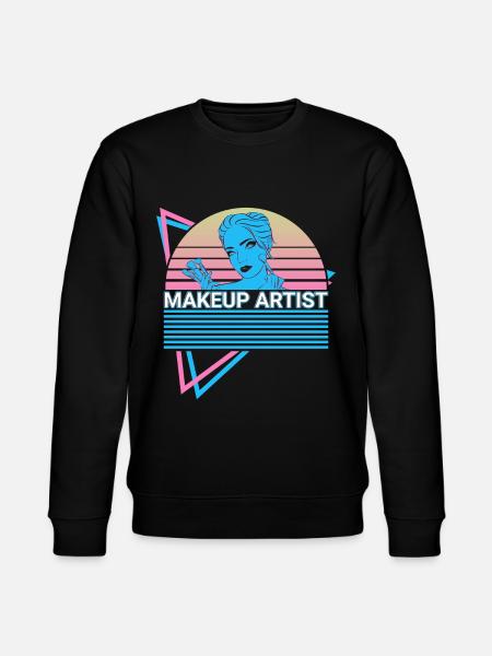 Make-up artist retro - Stanley/Stella CHANGER Unisex Organic Sweatshirt - black